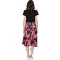 Topaz  Abstract Stars Frill Hi Low Chiffon Skirt View2