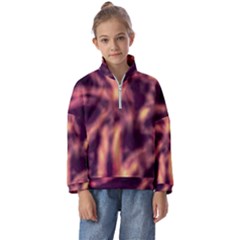 Topaz  Abstract Stars Kids  Half Zip Hoodie