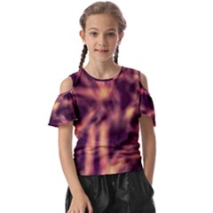 Topaz  Abstract Stars Kids  Butterfly Cutout Tee by DimitriosArt