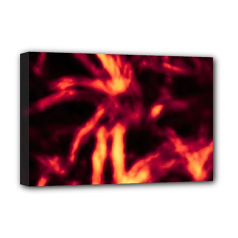 Lava Abstract Stars Deluxe Canvas 18  X 12  (stretched)