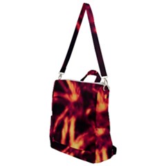 Lava Abstract Stars Crossbody Backpack by DimitriosArt