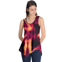 Lava Abstract Stars Sleeveless Tunic by DimitriosArt