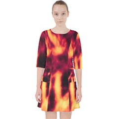 Lava Abstract Stars Pocket Dress by DimitriosArt