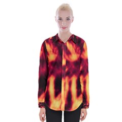 Lava Abstract Stars Womens Long Sleeve Shirt