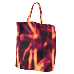 Lava Abstract Stars Giant Grocery Tote by DimitriosArt