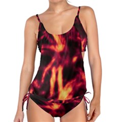 Lava Abstract Stars Tankini Set by DimitriosArt