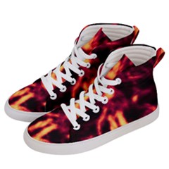 Lava Abstract Stars Men s Hi-top Skate Sneakers by DimitriosArt