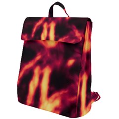 Lava Abstract Stars Flap Top Backpack by DimitriosArt