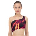 Lava Abstract Stars Spliced Up Bikini Top  View1