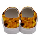 Golden Abstract Stars Men s Canvas Slip Ons View4