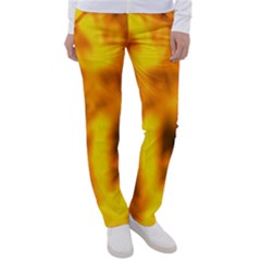 Golden Abstract Stars Women s Casual Pants by DimitriosArt