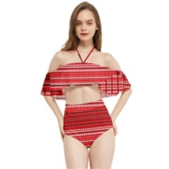 Gradient (101) Halter Flowy Bikini Set  by Sparkle