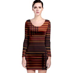 Gradient (97) Long Sleeve Bodycon Dress