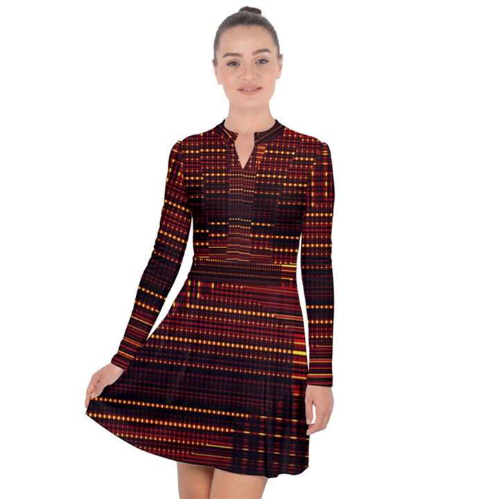 Gradient (97) Long Sleeve Panel Dress