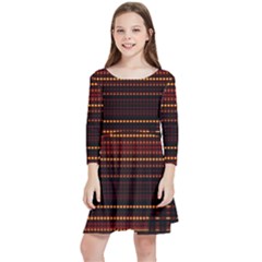 Gradient (97) Kids  Quarter Sleeve Skater Dress by Sparkle