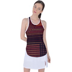 Gradient (97) Racer Back Mesh Tank Top by Sparkle