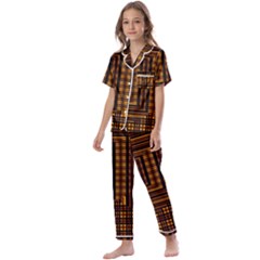 Gradient Kids  Satin Short Sleeve Pajamas Set