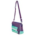 Gradient Shoulder Bag with Back Zipper View2