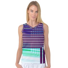 Gradient Women s Basketball Tank Top by Sparkle