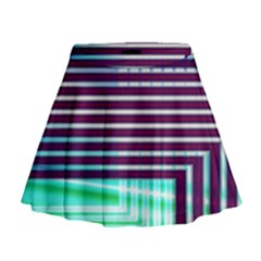 Gradient Mini Flare Skirt by Sparkle