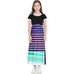 Gradient Kids  Flared Maxi Skirt