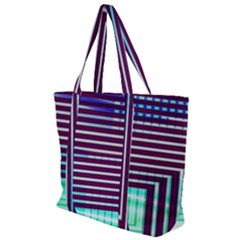 Gradient Zip Up Canvas Bag by Sparkle