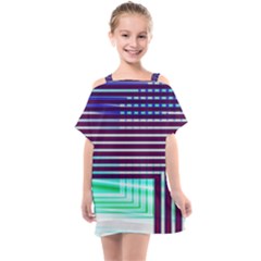 Gradient Kids  One Piece Chiffon Dress by Sparkle