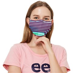 Gradient Fitted Cloth Face Mask (adult)