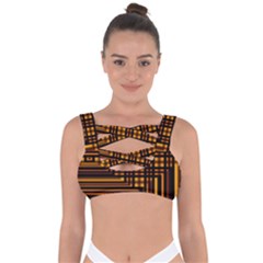 Gradient Bandaged Up Bikini Top by Sparkle