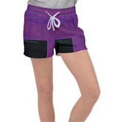 Gradient Velour Lounge Shorts by Sparkle