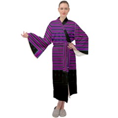 Gradient Maxi Velour Kimono by Sparkle