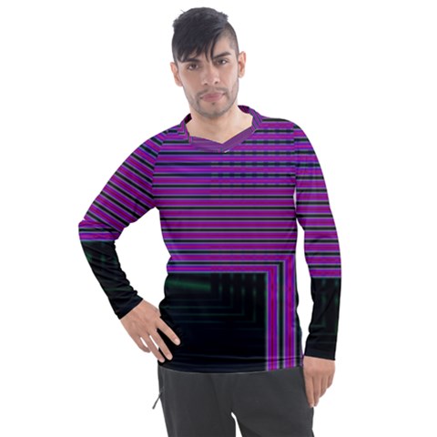 Gradient Men s Pique Long Sleeve Tee by Sparkle