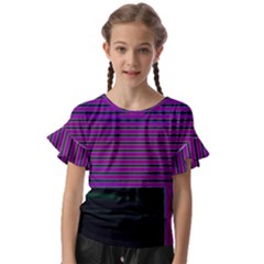 Gradient Kids  Cut Out Flutter Sleeves