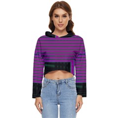 Gradient Women s Lightweight Cropped Hoodie by Sparkle