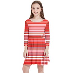 Gradient Kids  Quarter Sleeve Skater Dress