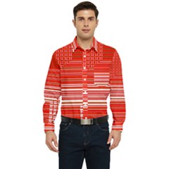 Gradient Men s Long Sleeve Pocket Shirt  by Sparkle