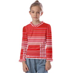 Gradient Kids  Frill Detail Tee