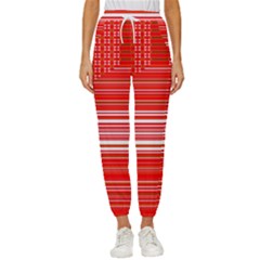 Gradient Cropped Drawstring Pants