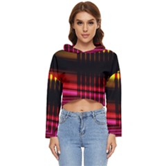 Gradient Women s Lightweight Cropped Hoodie by Sparkle