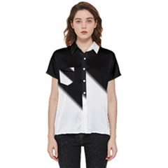 Gradient Short Sleeve Pocket Shirt