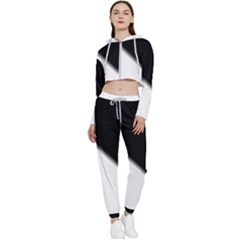 Gradient Cropped Zip Up Lounge Set by Sparkle