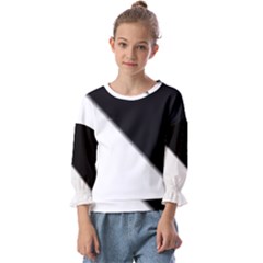 Gradient Kids  Cuff Sleeve Top