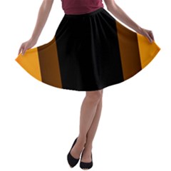 Gradient A-line Skater Skirt by Sparkle