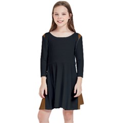 Gradient Kids  Quarter Sleeve Skater Dress