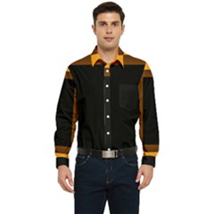 Gradient Men s Long Sleeve Pocket Shirt 