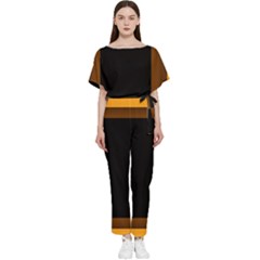 Gradient Batwing Lightweight Jumpsuit