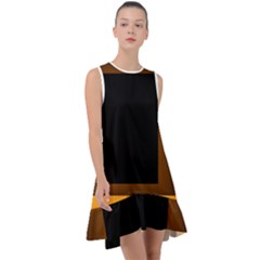 Gradient Frill Swing Dress by Sparkle