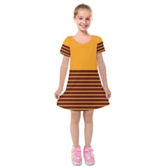 Gradient Kids  Short Sleeve Velvet Dress by Sparkle