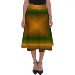 Gradient Perfect Length Midi Skirt by Sparkle