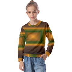 Gradient Kids  Long Sleeve Tee With Frill 